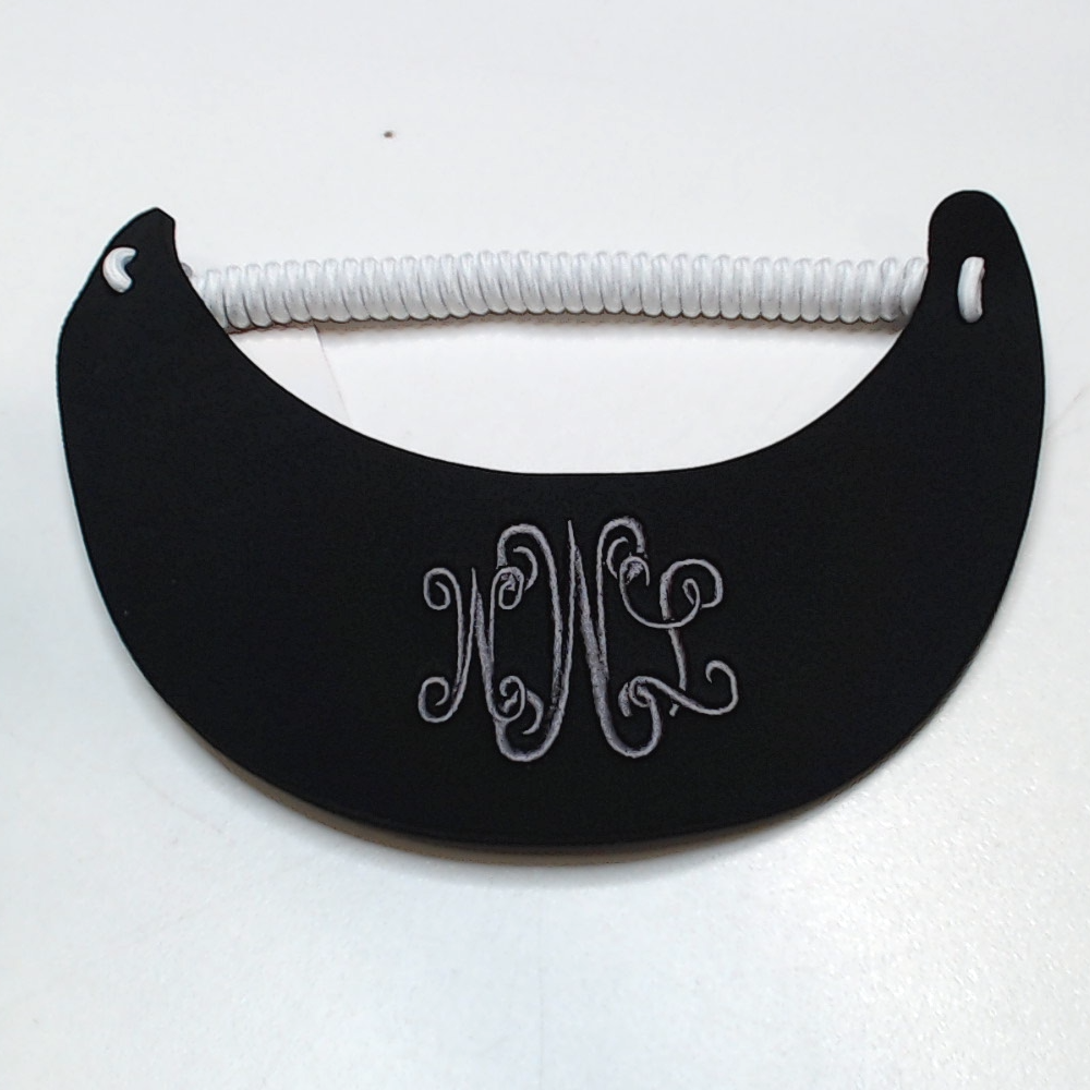 BLOOPER ACCESSORY: Monogrammed Bride Tribe Visor