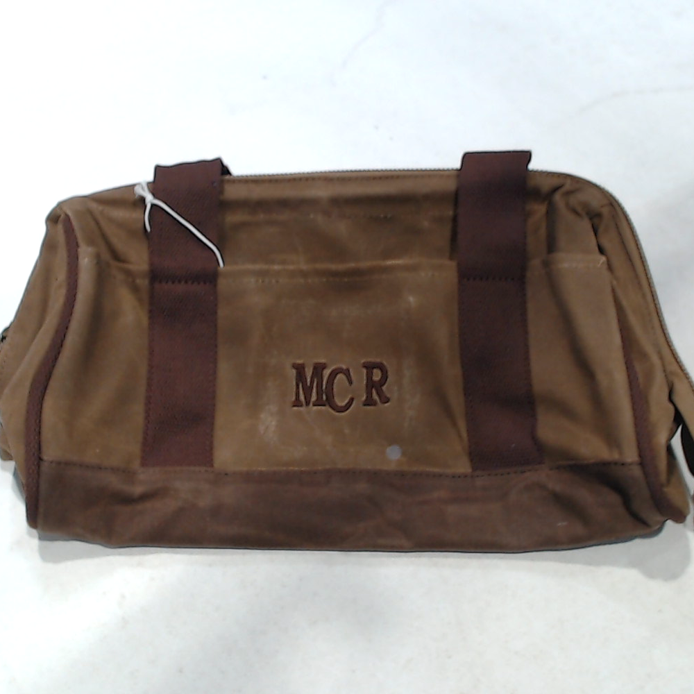 BLOOPER BAG: Personalized Waxed Canvas Tool Bag