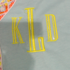 BLOOPER SWIM: Monogrammed Accent Cover Up