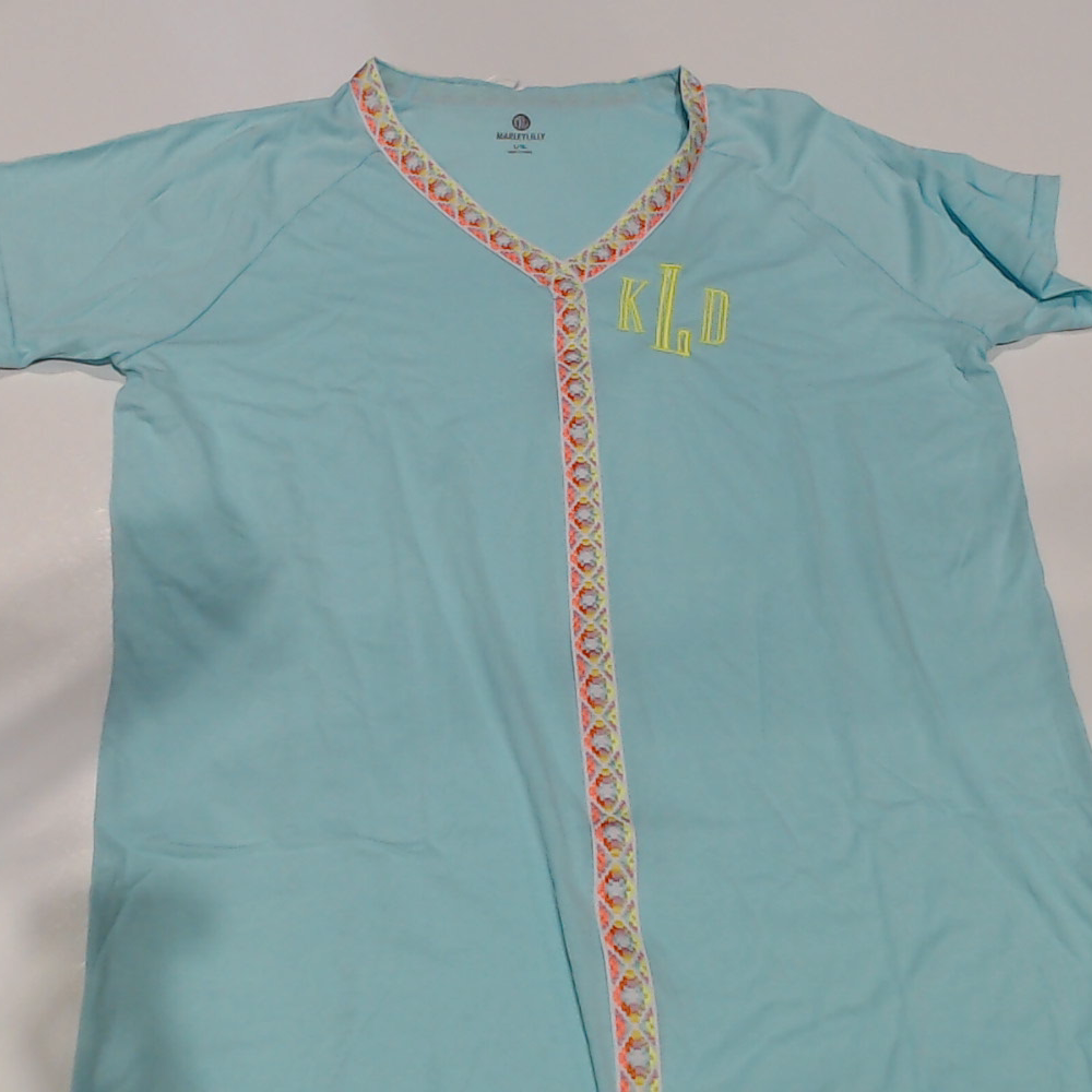 BLOOPER SWIM: Monogrammed Accent Cover Up