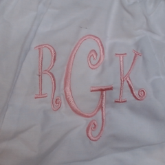 BLOOPER KIDS: Monogrammed White Eyelet Baby Bloomers