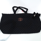 BLOOPER BAG: Monogrammed Diamond Quilted Weekender