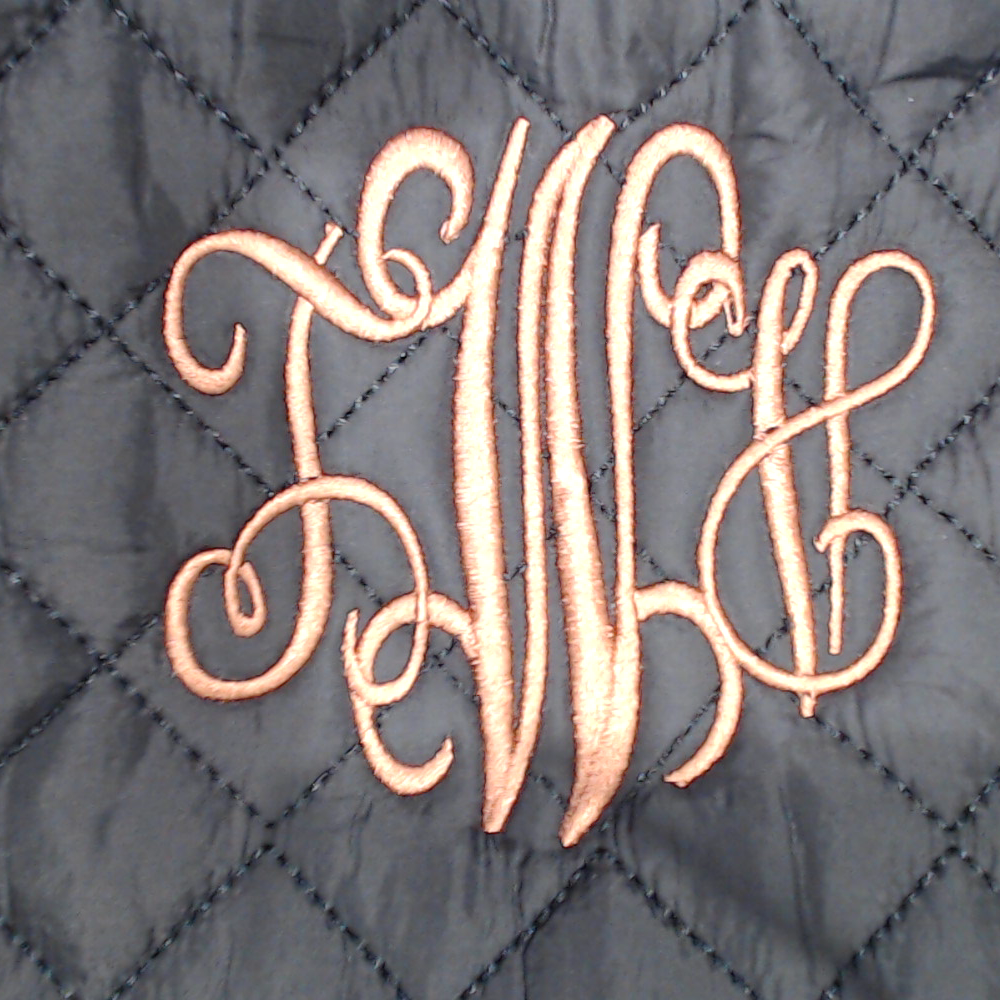 BLOOPER BAG: Monogrammed Diamond Quilted Weekender