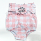 BLOOPER KIDS: Monogrammed Baby Soft Jersey Bubble