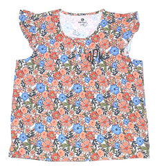BLOOPER CLOTHING: Monogrammed Ruffle Top