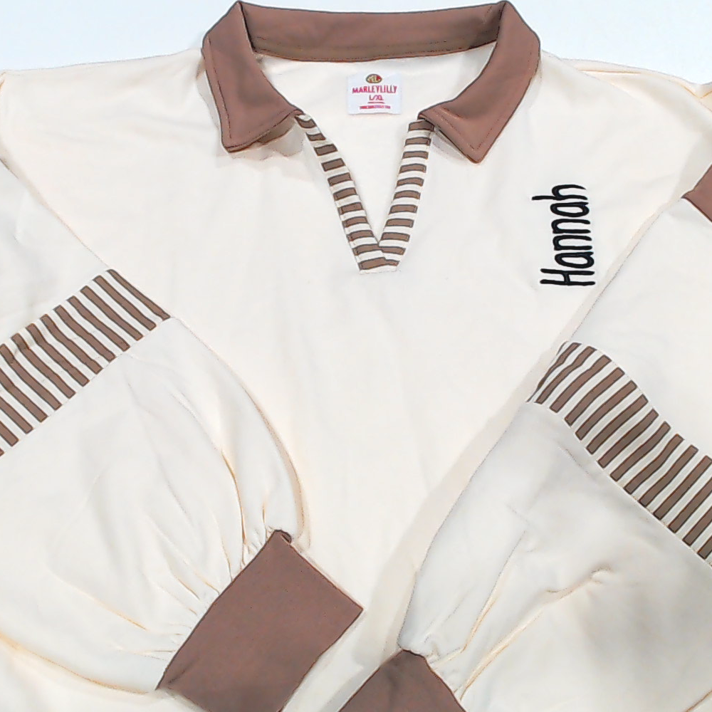 BLOOPER CLOTHING: Monogrammed Colorblock Sweatshirt