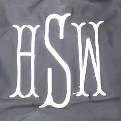 BLOOPER SWIM: Monogrammed One Piece Bathing Suit