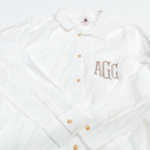 BLOOPER CLOTHING: Monogrammed Button Down Tunic