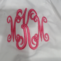 BLOOPER KIDS: Monogrammed White Eyelet Baby Bloomers