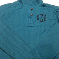 BLOOPER CLOTHING: Monogrammed Cable Knit Pullover