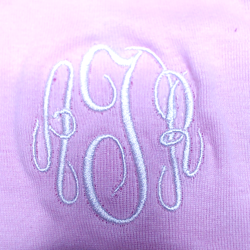 BLOOPER KIDS: Monogrammed Baby Layette Gown