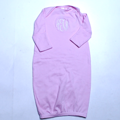 BLOOPER KIDS: Monogrammed Baby Layette Gown