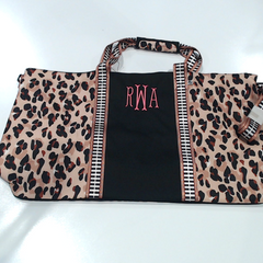 BLOOPER BAG: Monogrammed Weekend Bag