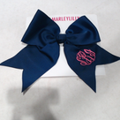 BLOOPER KIDS: Monogrammed Girls Hair Bow