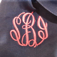 BLOOPER KIDS: Monogrammed Girls Hair Bow