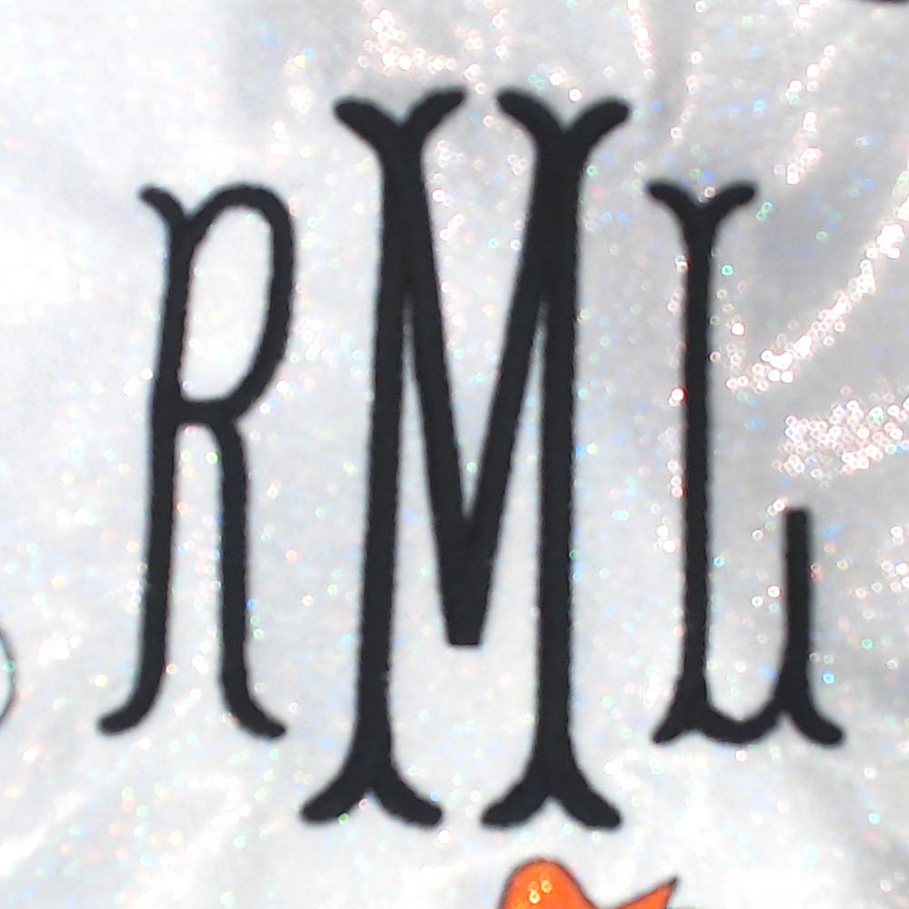 BLOOPER BAG: Monogrammed Halloween Bag