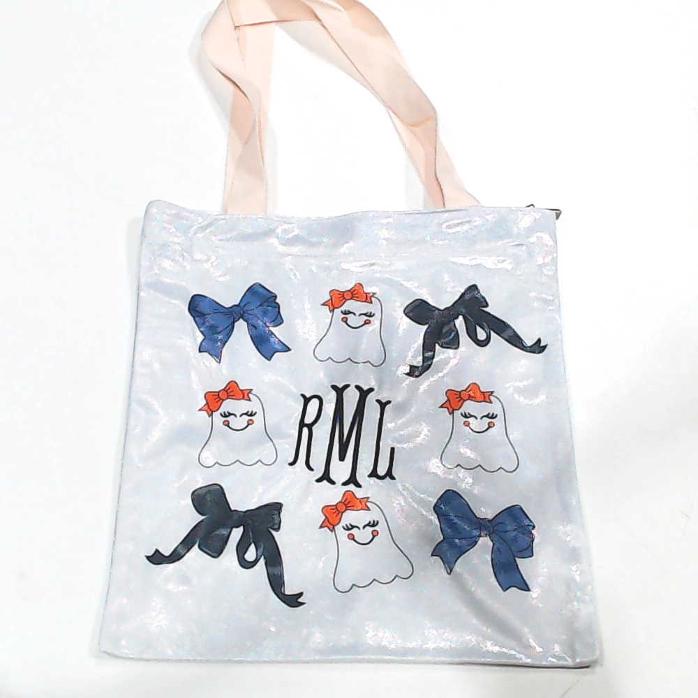 BLOOPER BAG: Monogrammed Halloween Bag