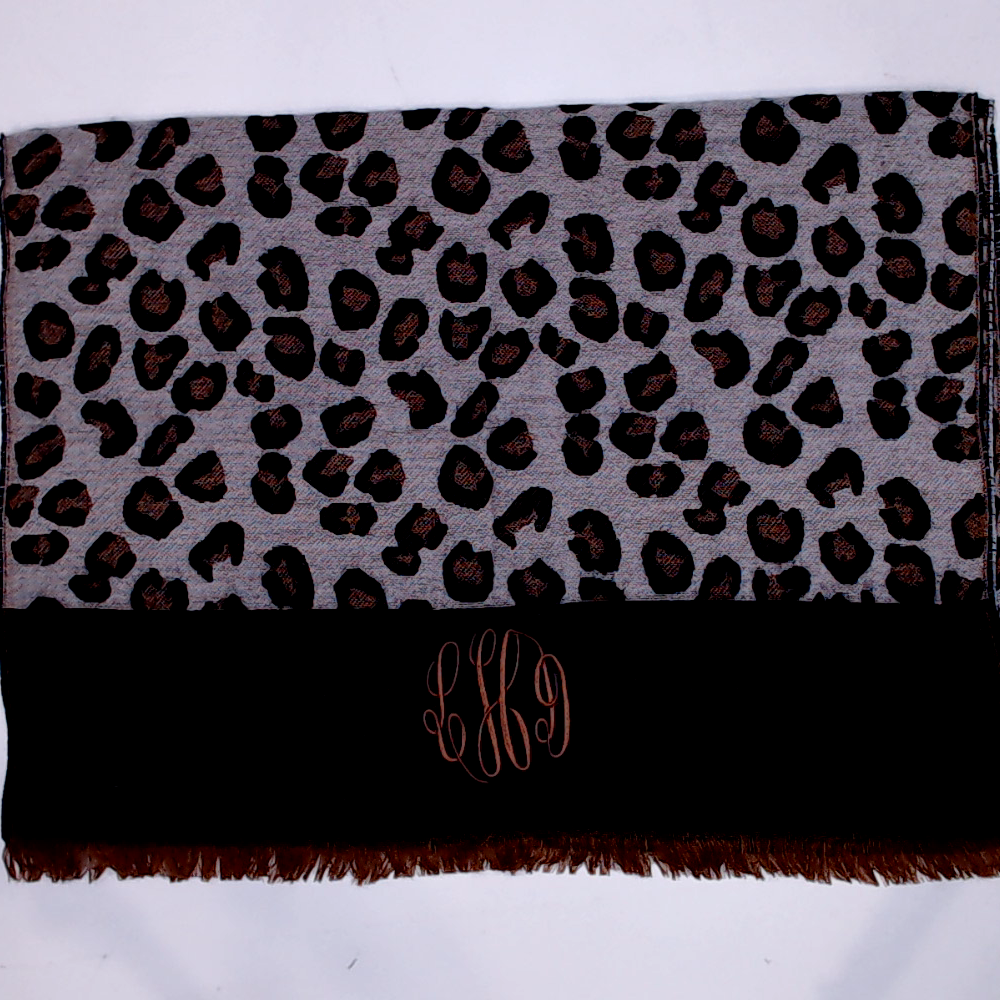BLOOPER ACCESSORY: Monogrammed Scarf