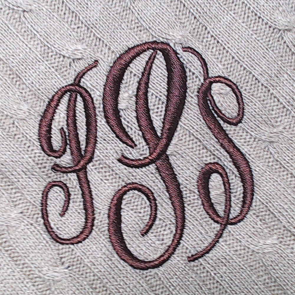 BLOOPER CLOTHING: Monogrammed Poncho