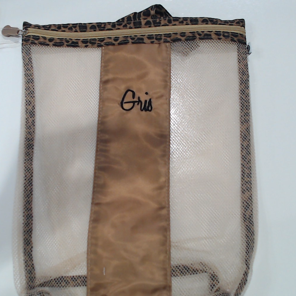 BLOOPER ACCESSORY: Monogrammed Shower Bag