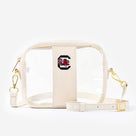 South Carolina Gamecocks Clear Stadium Crossbody Bag | Bone