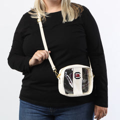 south carolina gamecocks clear stadium crossbody bag on meredith