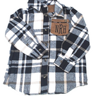 BLOOPER KIDS: Monogrammed Kids Plaid Layering Tunic
