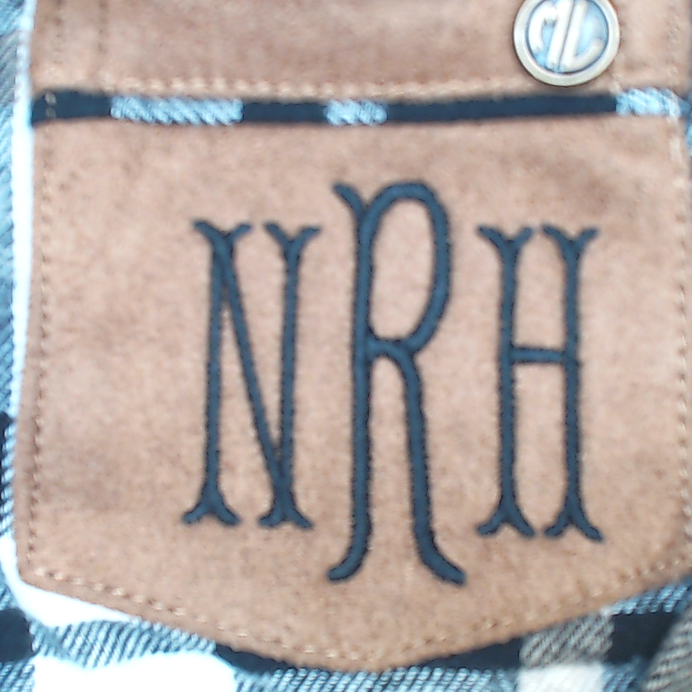 BLOOPER KIDS: Monogrammed Kids Plaid Layering Tunic