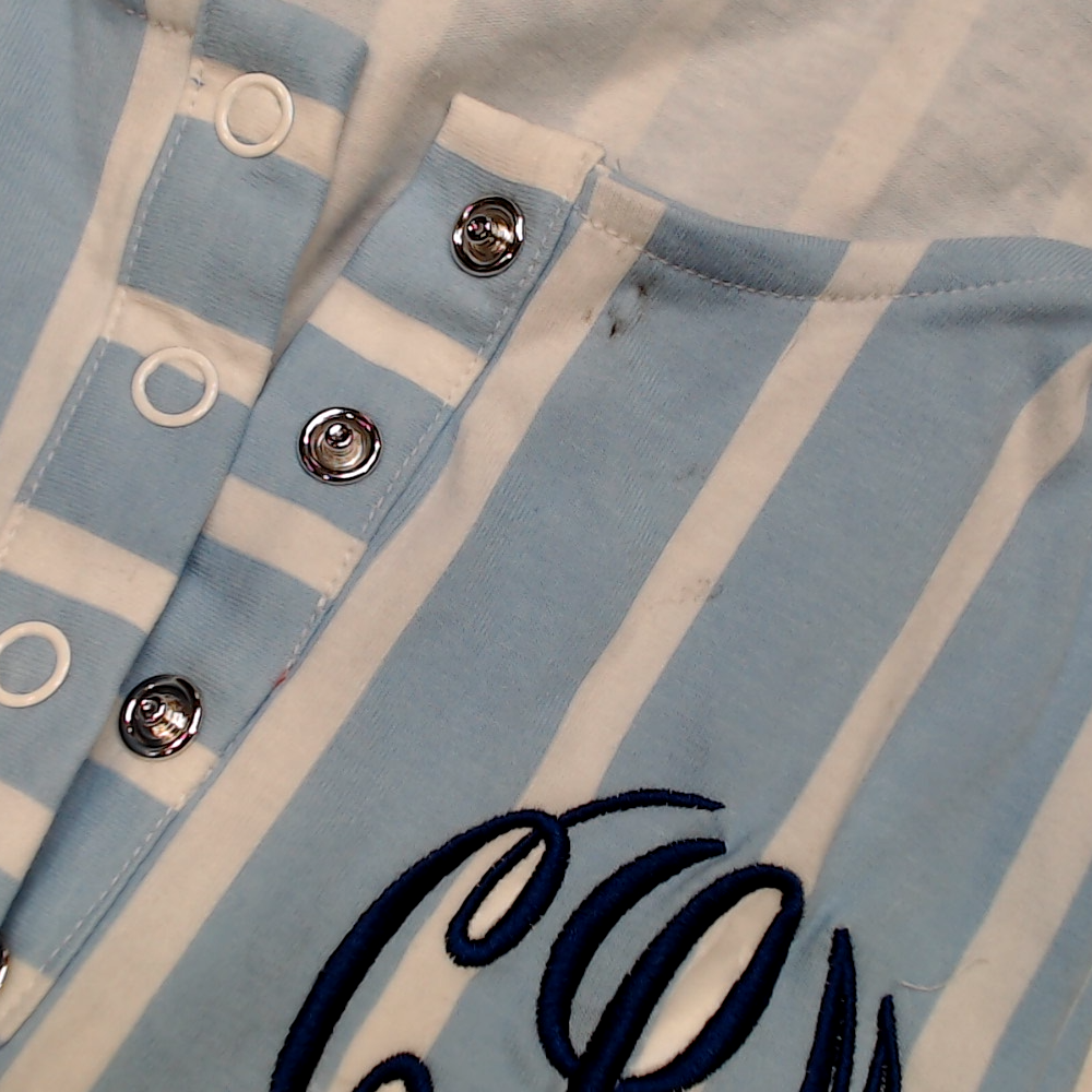 BLOOPER CLOTHING: Monogrammed Ruffle Pajama Top