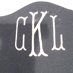 BLOOPER BAG: Monogrammed Wavy Top Weekender