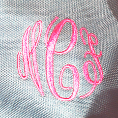 BLOOPER BAG: Monogrammed Makeup Bag