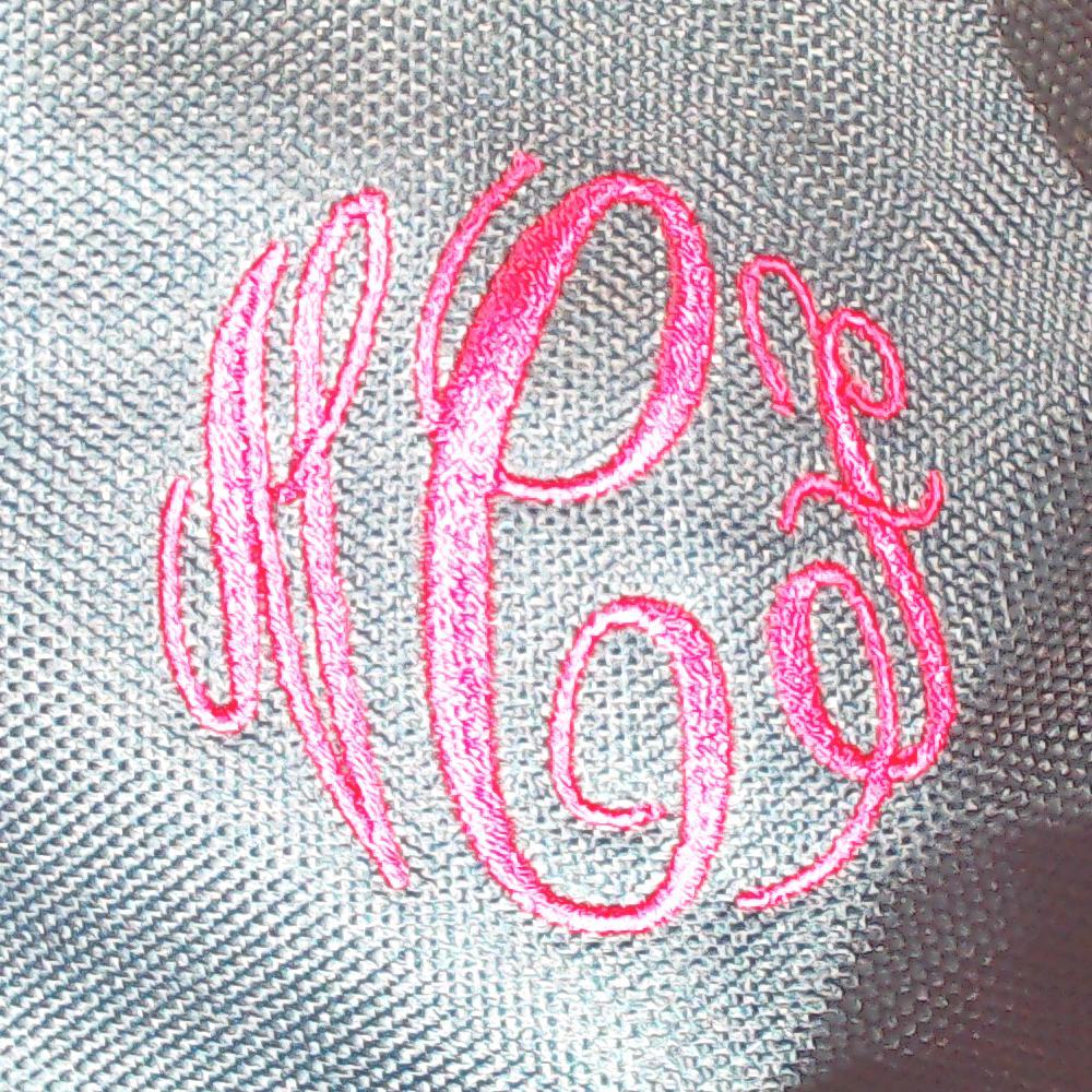 BLOOPER BAG: Monogrammed Makeup Bag