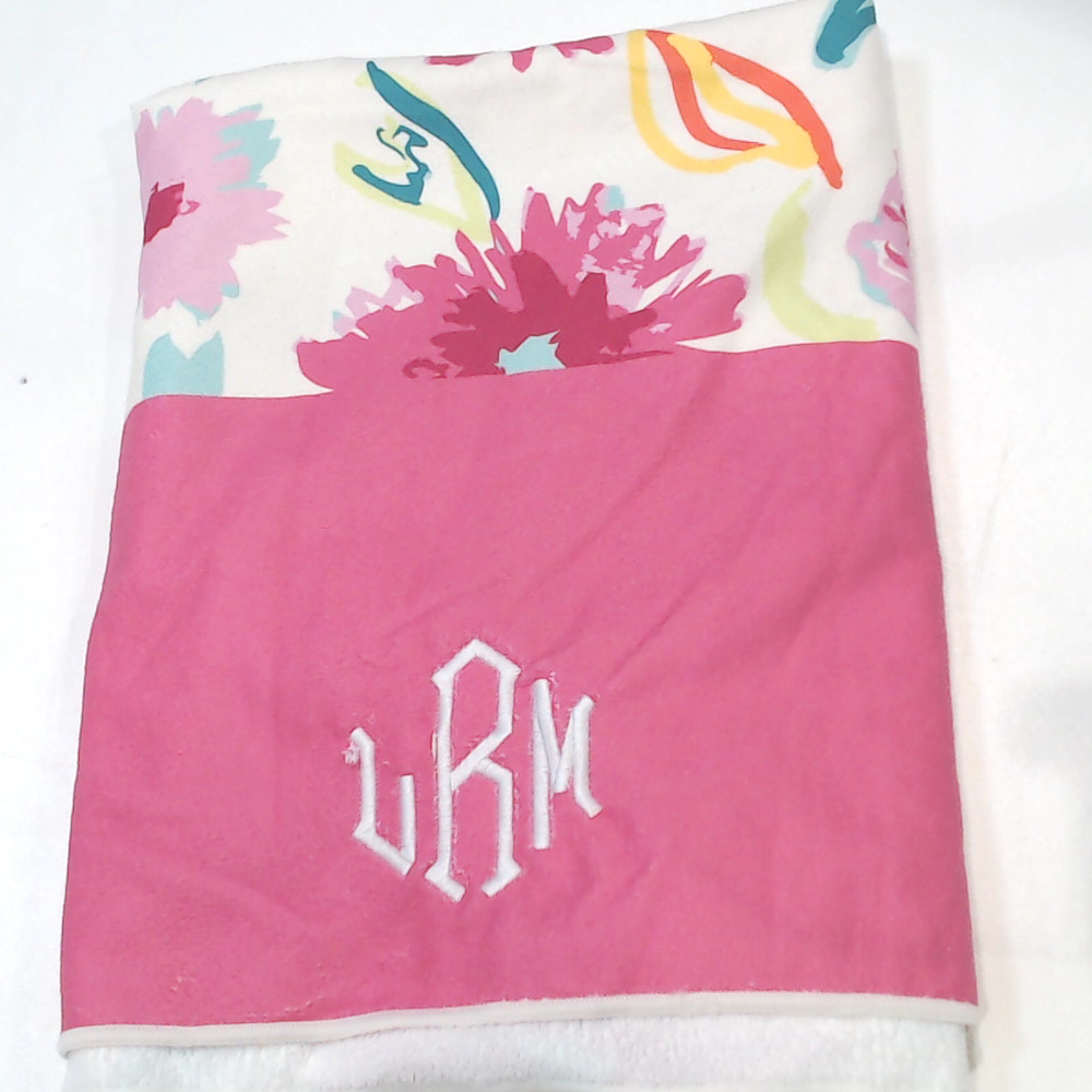 BLOOPER SWIM: Monogrammed Beach Towel