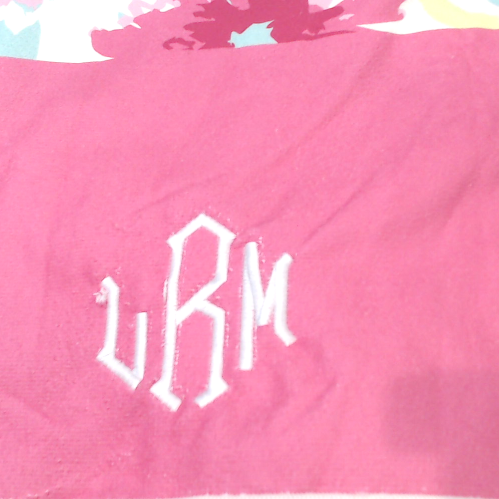 BLOOPER SWIM: Monogrammed Beach Towel