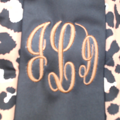 BLOOPER ACCESSORY: Monogrammed Luggage Cover
