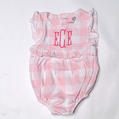 BLOOPER KIDS: Monogrammed Baby Soft Jersey Bubble