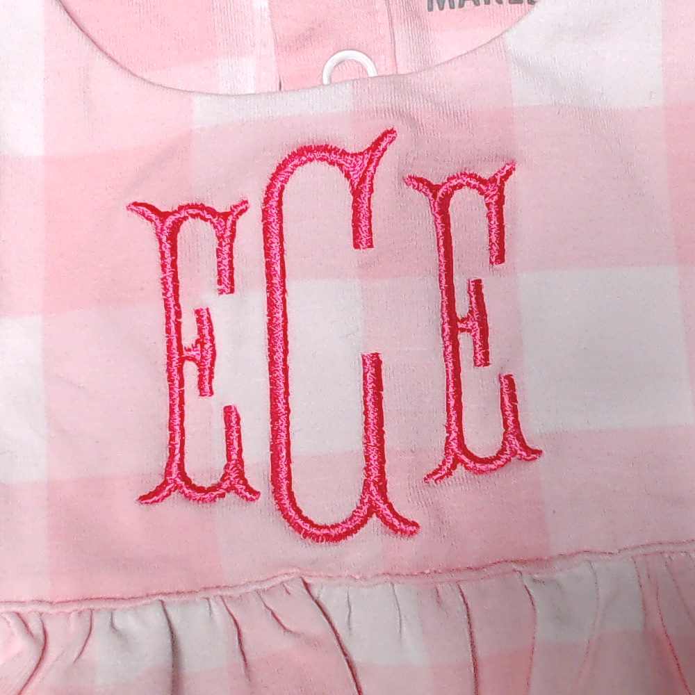 BLOOPER KIDS: Monogrammed Baby Soft Jersey Bubble