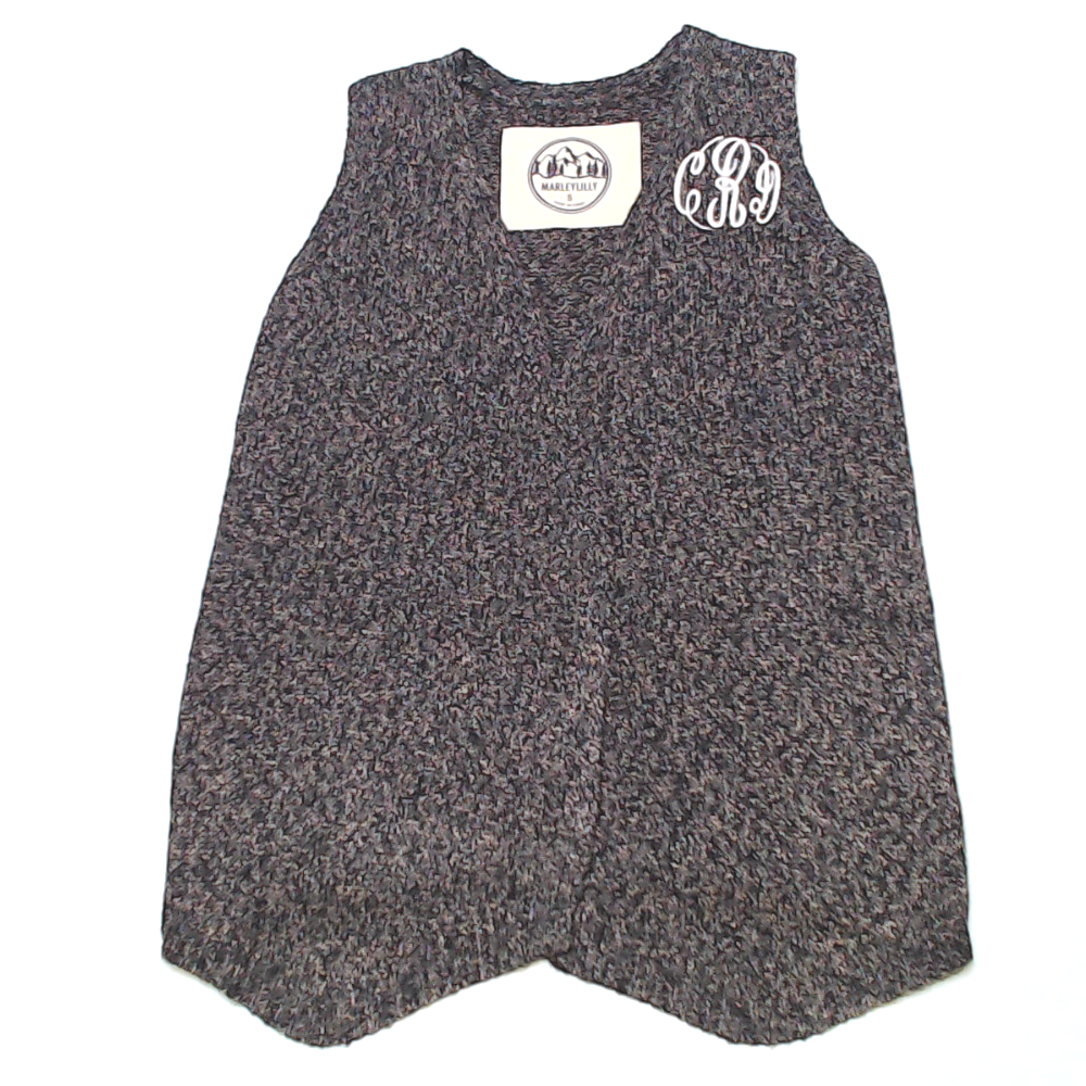 BLOOPER KIDS: Monogrammed Youth Knit Vest