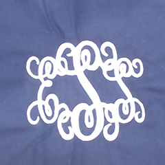 BLOOPER ACCESSORY: Monogrammed Pillow Sham