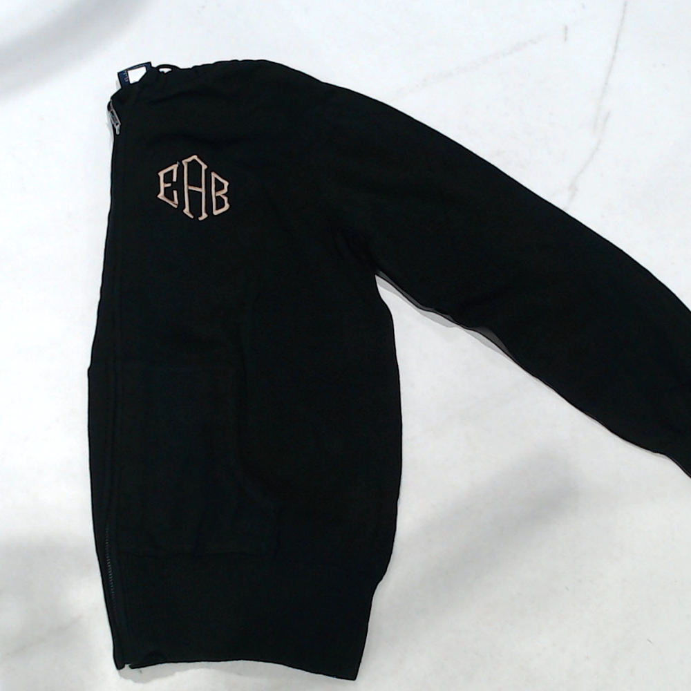 BLOOPER CLOTHING: Monogrammed Knit Sweater Jacket