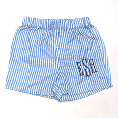 BLOOPER KIDS: Monogrammed Boys Swim Trunks