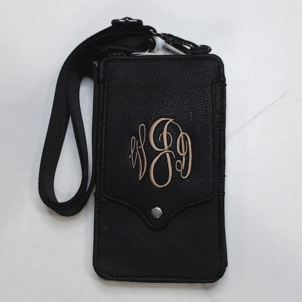 BLOOPER BAG: Monogrammed Phone Crossbody