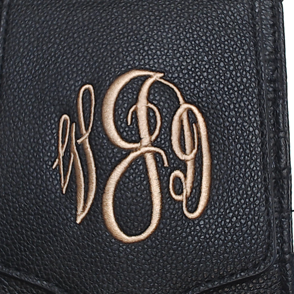 BLOOPER BAG: Monogrammed Phone Crossbody
