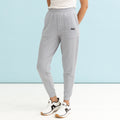 monogrammed sweatshirt joggers in heathered grey