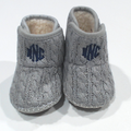 BLOOPER KIDS: Monogrammed Baby Booties