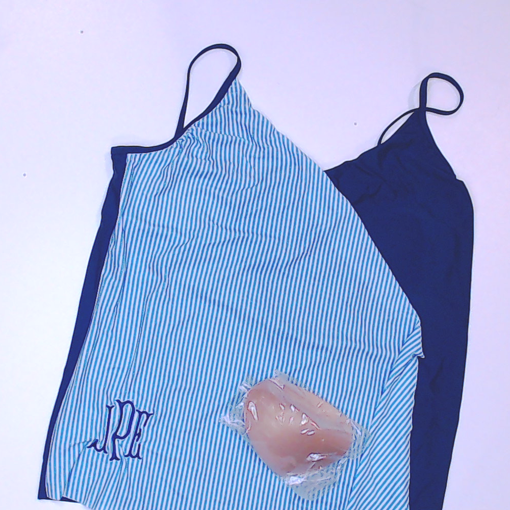 BLOOPER SWIM: Monogrammed Ruched Tankini