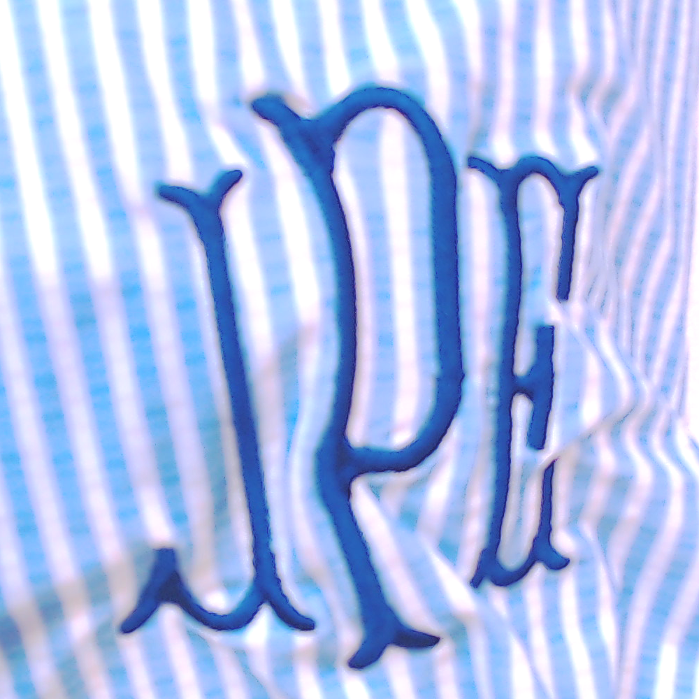 BLOOPER SWIM: Monogrammed Ruched Tankini