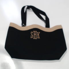 BLOOPER BAG: Monogrammed Wavy Top Tote