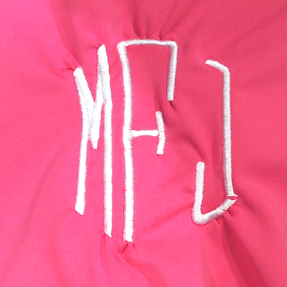 BLOOPER KIDS: Monogrammed Girls Scalloped Cover Up