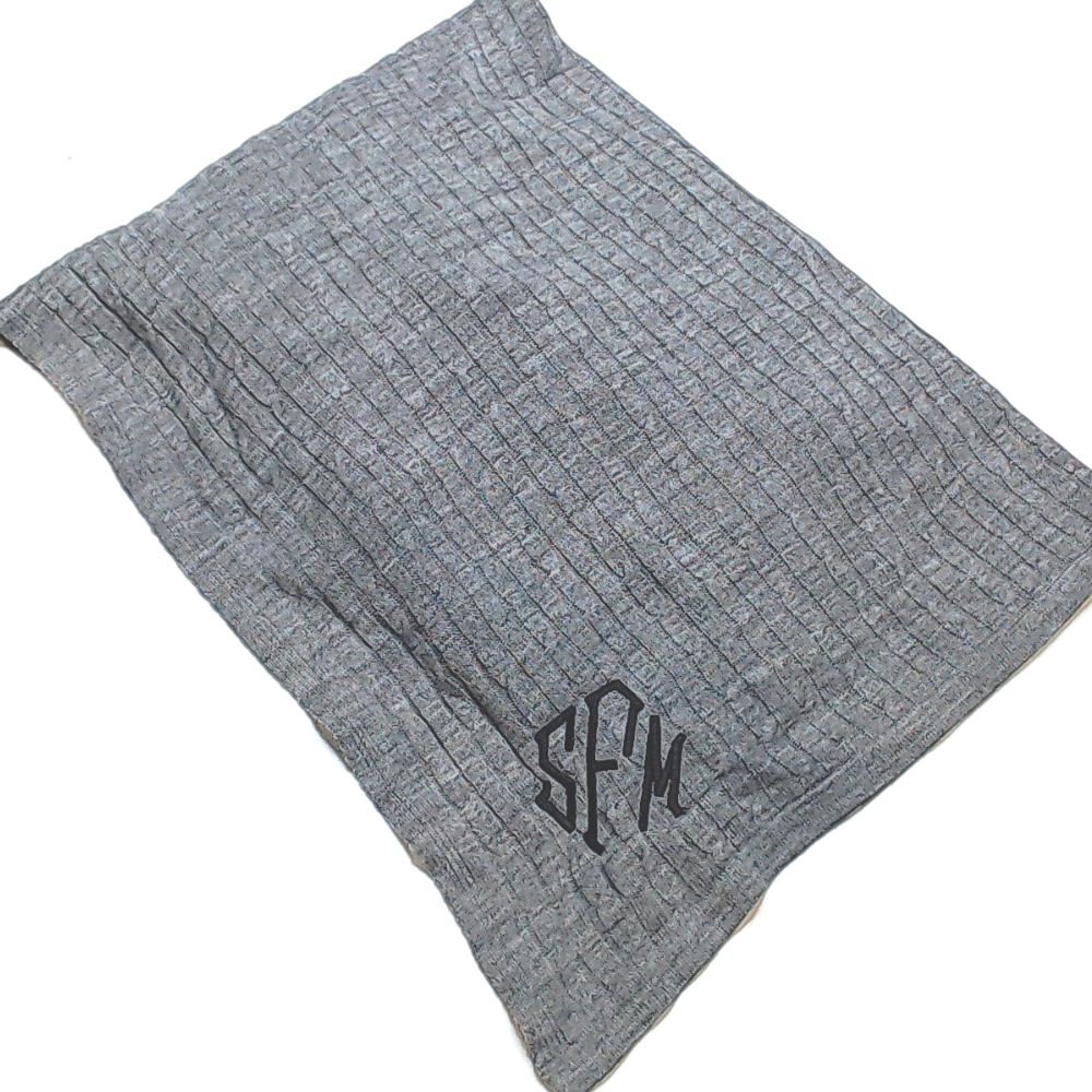 BLOOPER CLOTHING: Monogrammed Poncho